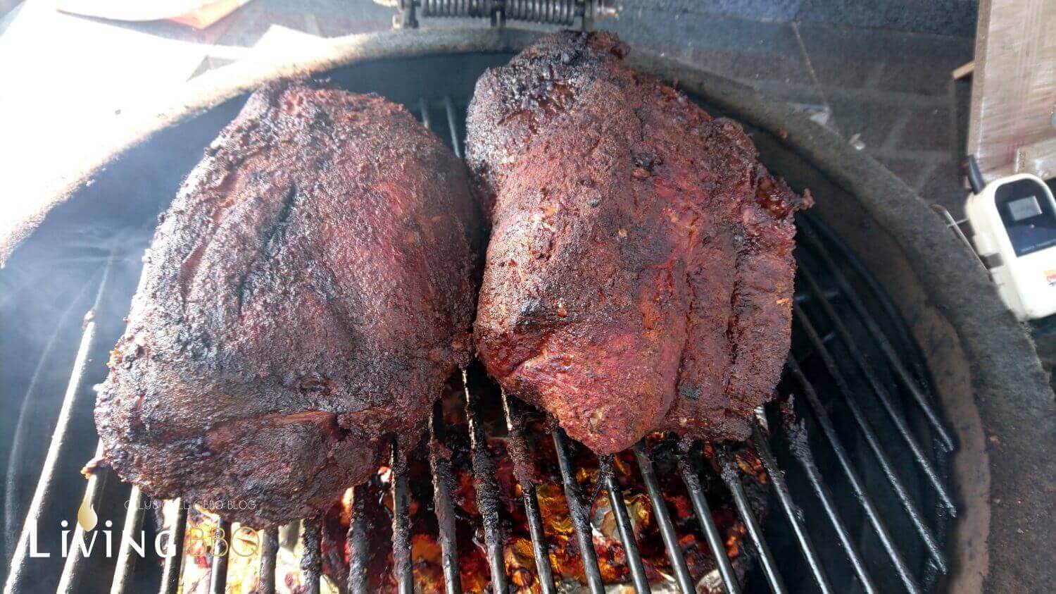 Texas Krücke (Texas Crutch) Plateauphase beim Pulled Pork und Brisket