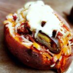 Pulled Pork gefüllte Süßkartoffel (2) gefüllte Süßkartoffel