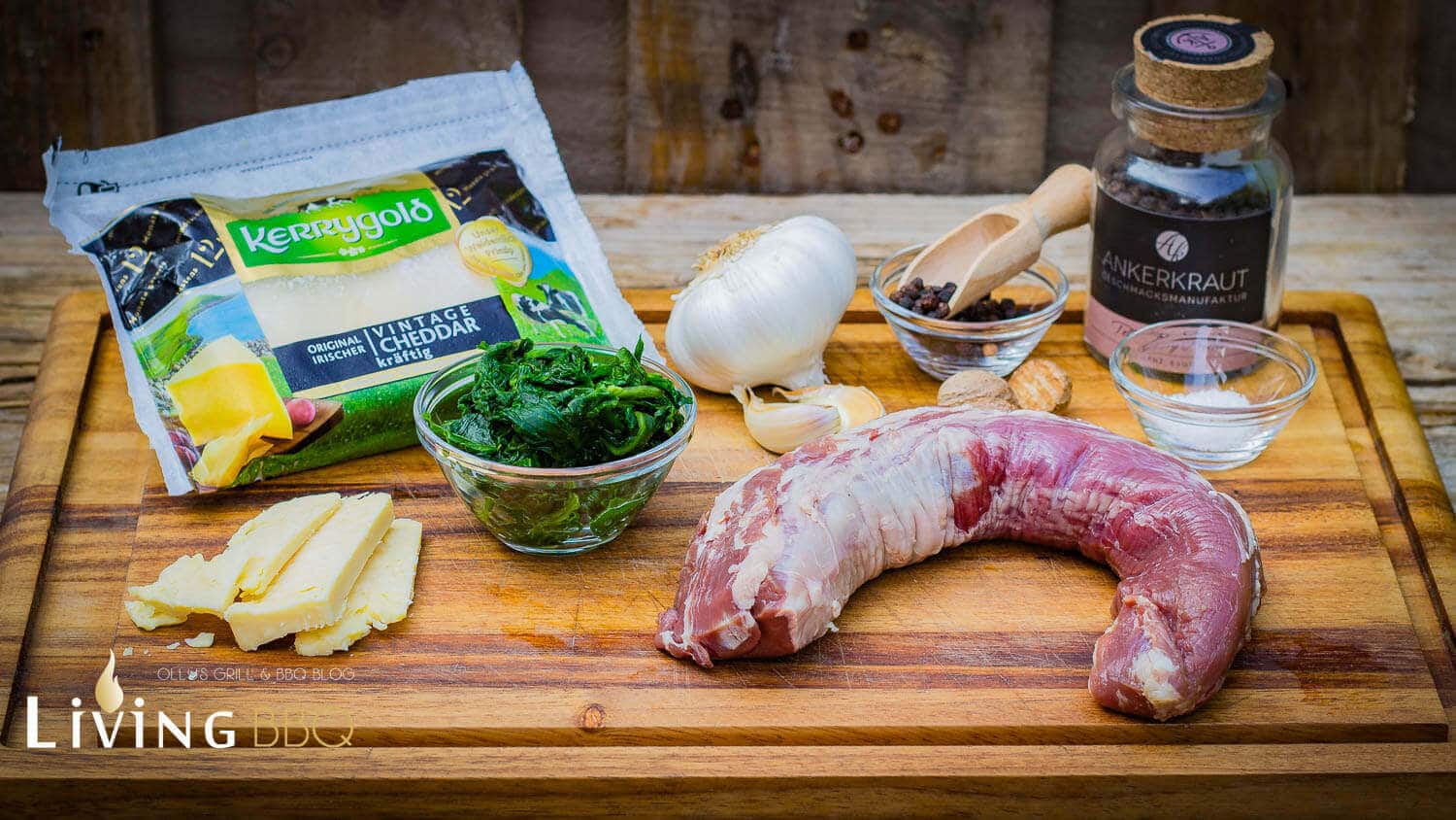 gefülltes Schweinefilet