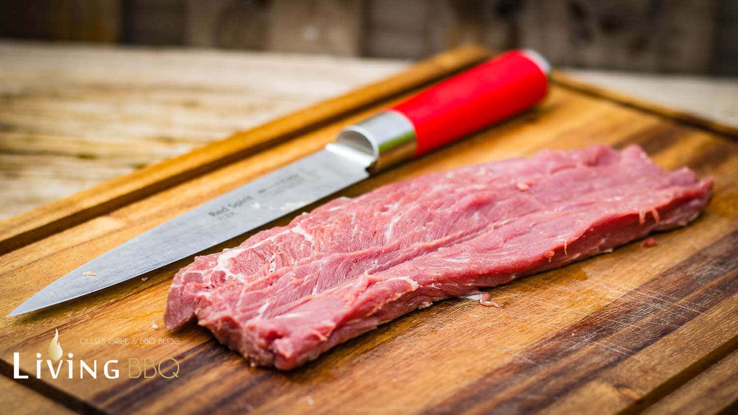 Schweinelende gefüllt