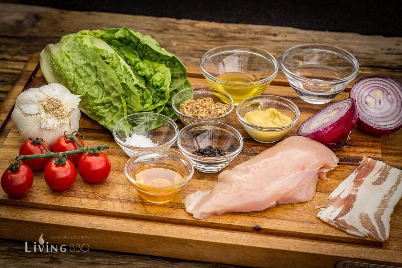 Hähnchenbrustfilet auf Avocado Salat