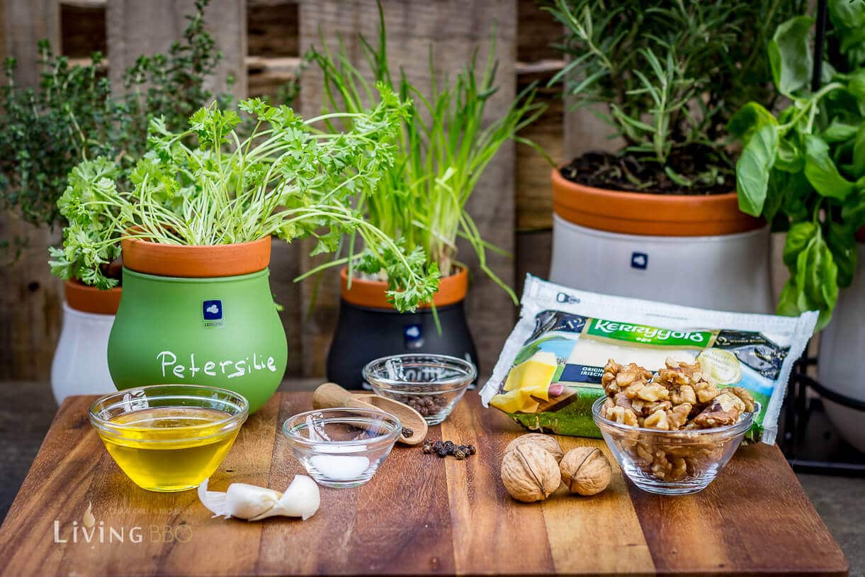 Zutaten für das Walnuss Pesto