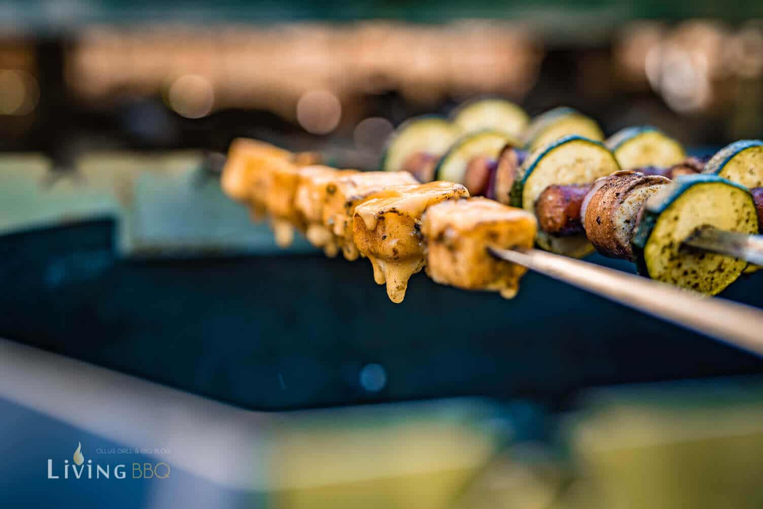 Cheddarkäse am Spieß