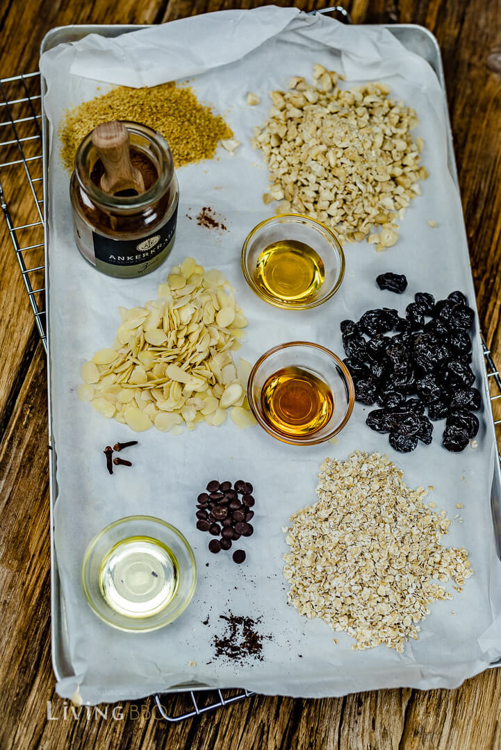 mandel Kirsch Granola Knuspermüsli
