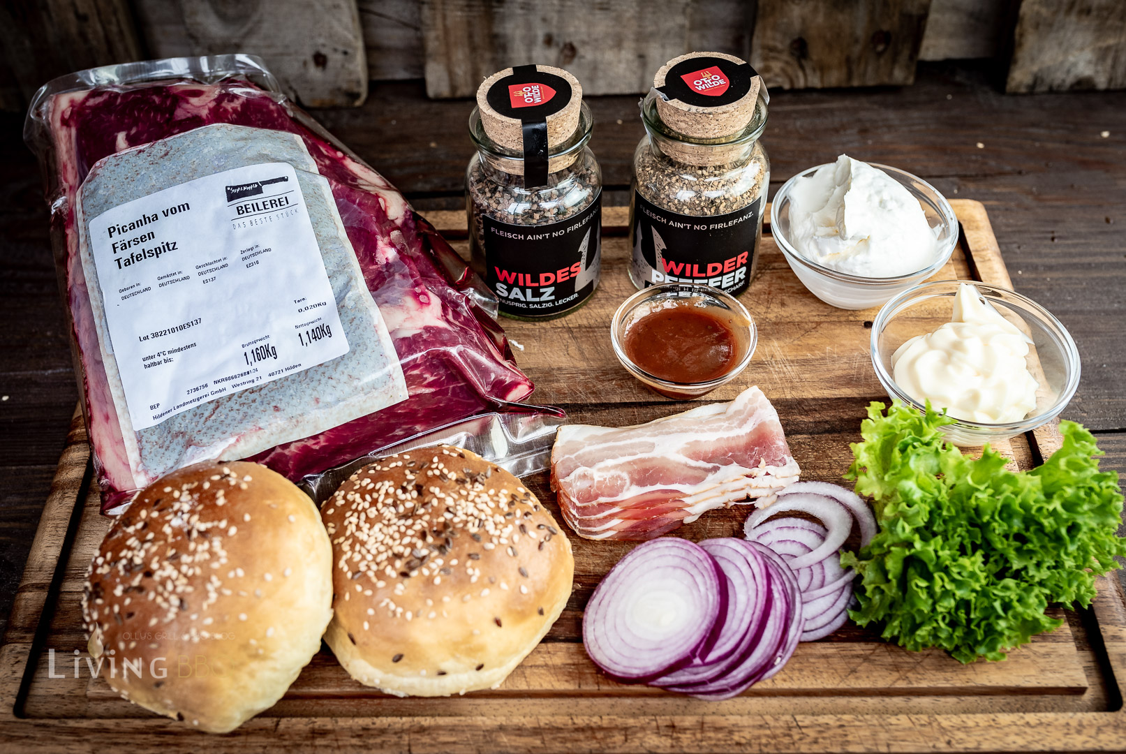 Zutaten Picanha Burger