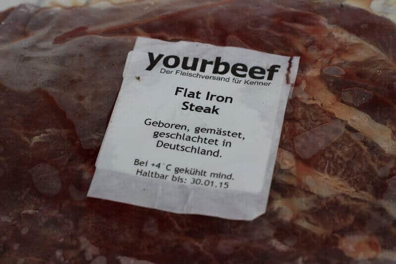 Flat Iron Steak von Yourbeef