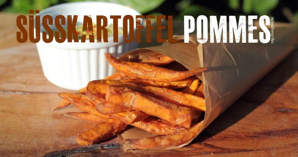 knusprige Süßkartoffelpommes