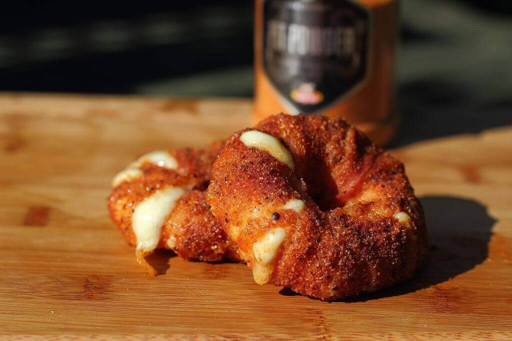 BBQ Bacon Cheese Donuts