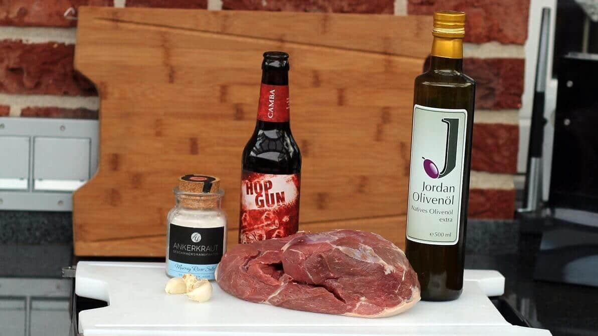 Craft Beer mariniertes Lamm vom Moesta BBQ Churrasco Spieß - LivingBBQ.de