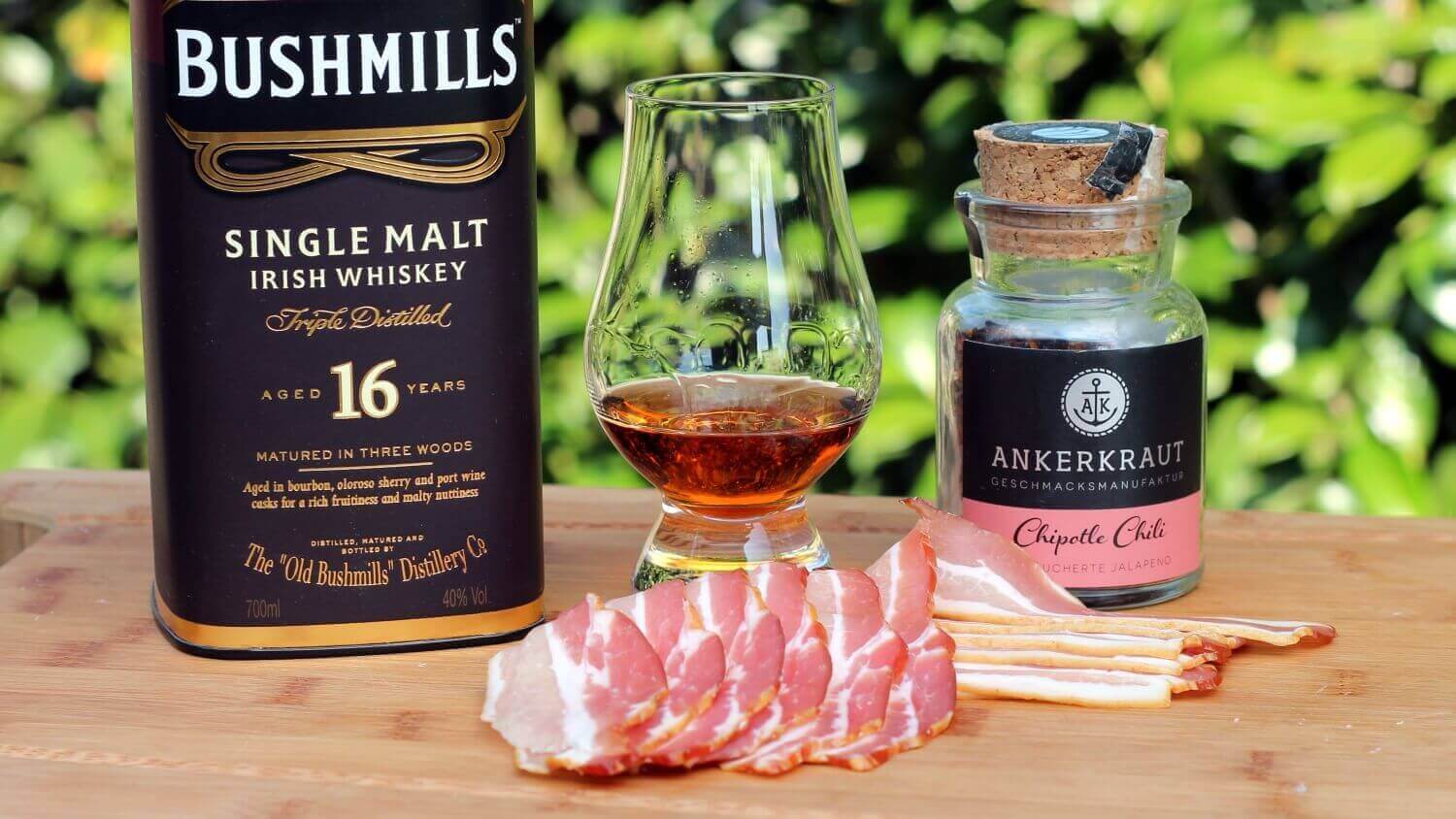 Kramellisierter Whisky Bacon