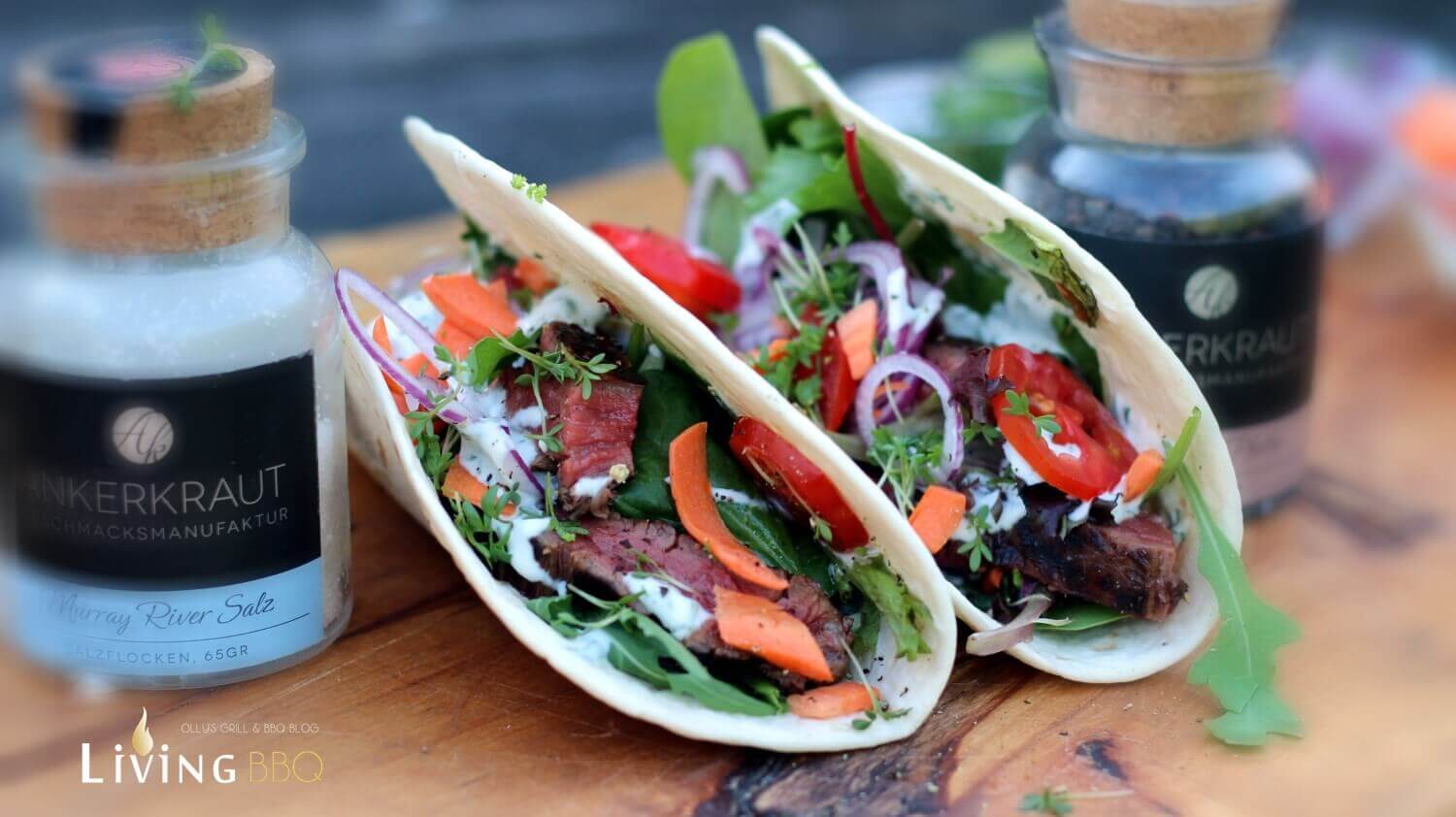 Flank Steak Tortilla Wrap