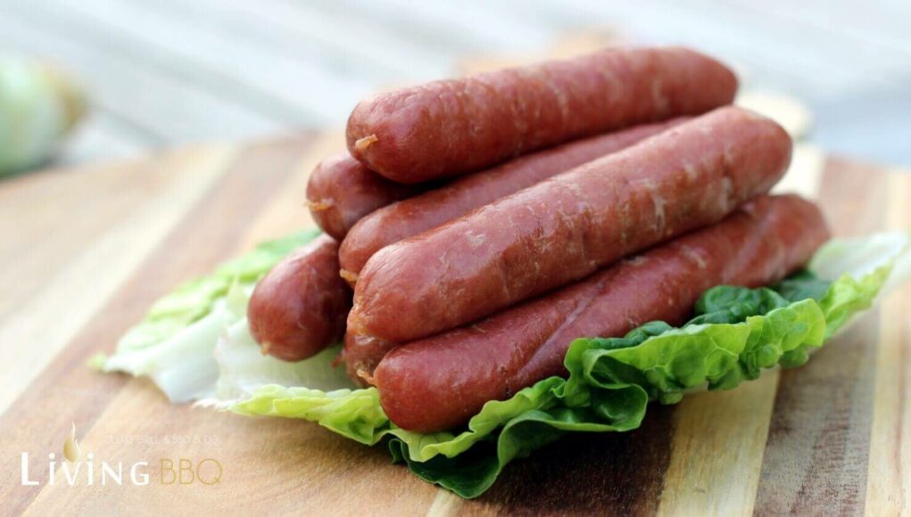 Geräucherte Hot Dog Würstchen aus Rindfleisch selber machen LivingBBQ.de