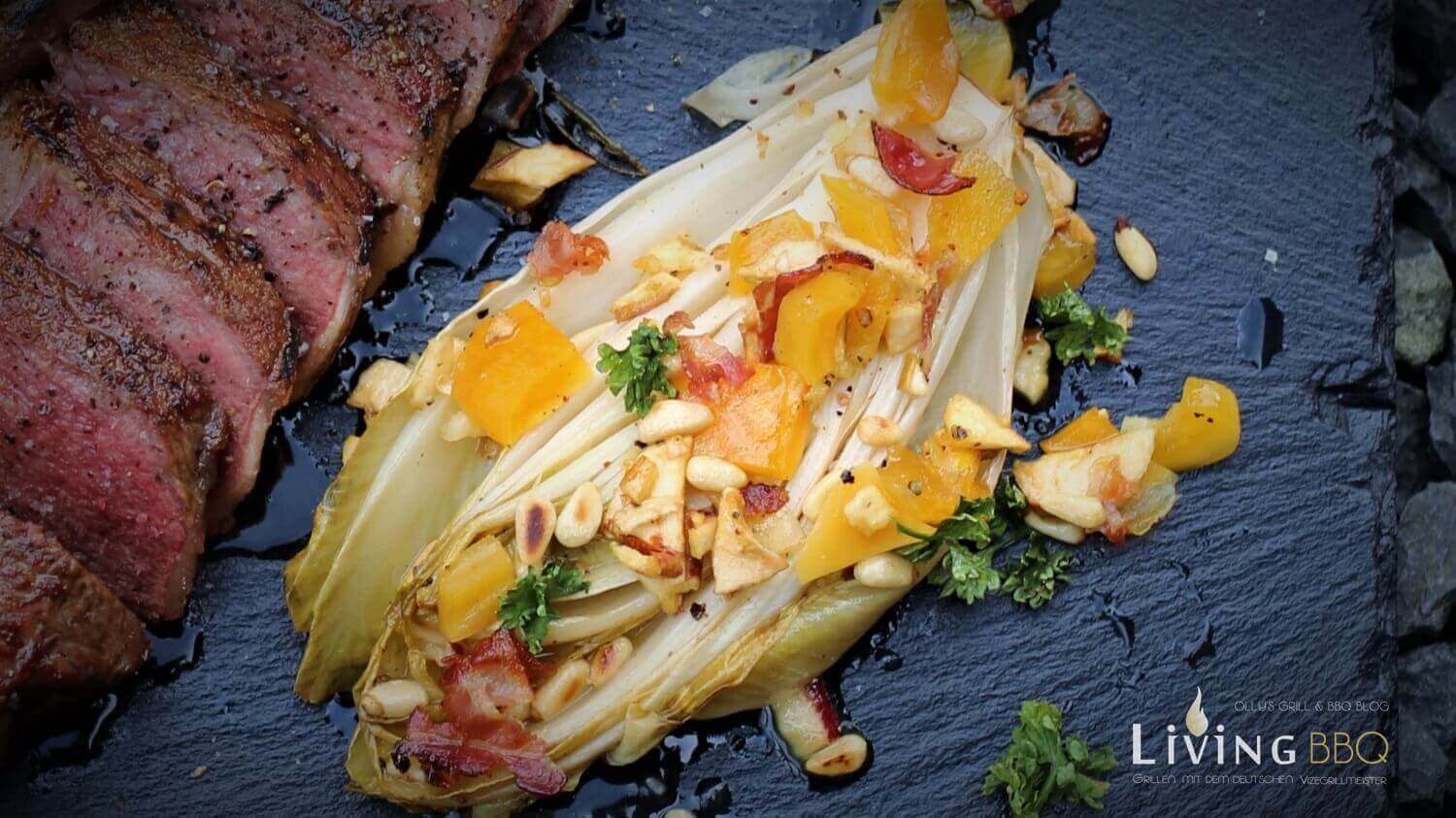Warmer Chicoree Salat