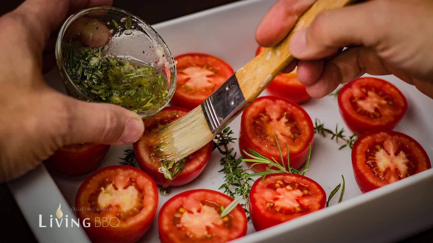 Gegrillte Tomaten Pancetta