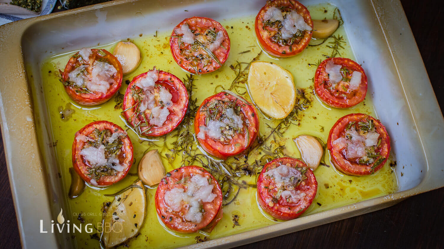 Gegrillte Tomaten Pancetta