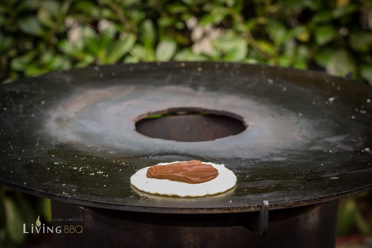 Nutella gefüllte Pancakes von der Pyron Plate (Feuerplatte)_Pancake mit Nutella Fu llung 4 von 13_pancakes Gefüllter Pancake mit Nutella pancakes_Pancake mit Nutella Fu llung 4 von 13