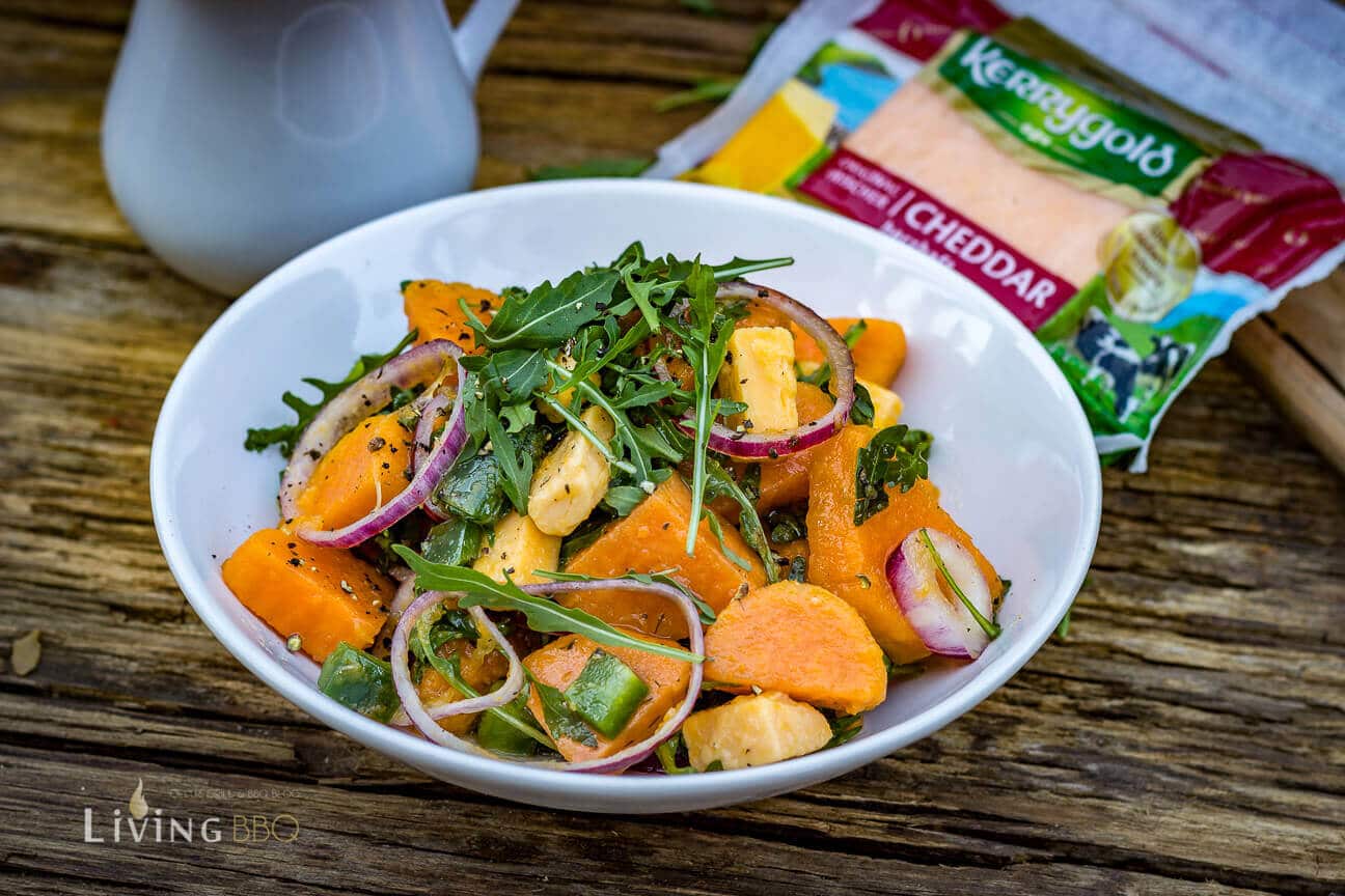 Süßkartoffelsalat mit Rucola und Cheddar_Su kartoffelsalat 14 von 14_süßkartoffelsalat Süßkartoffelsalat angerichtet süßkartoffelsalat_Su kartoffelsalat 14 von 14
