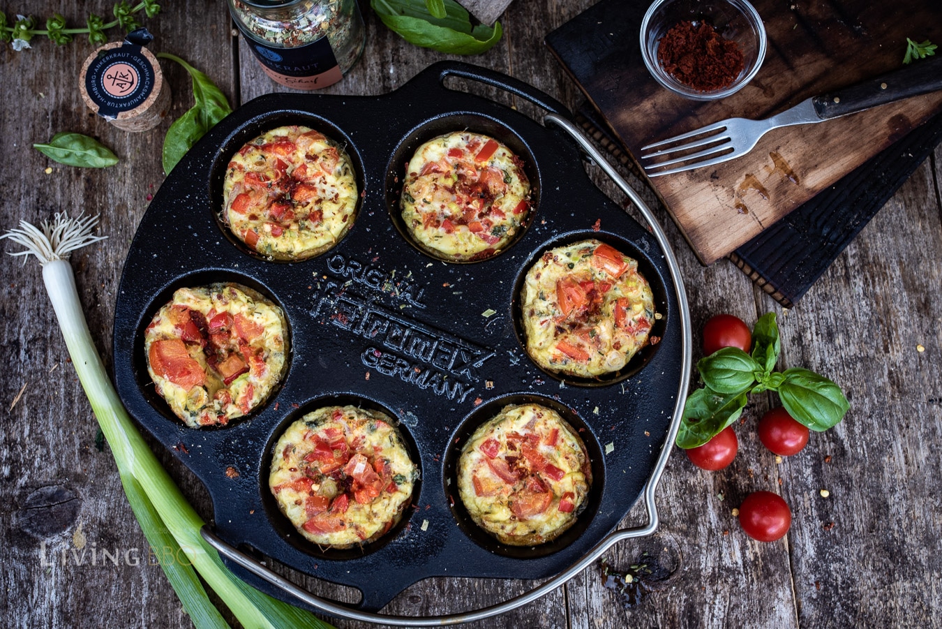 Frühstücksmuffins vom Grill - Outdoorcooking