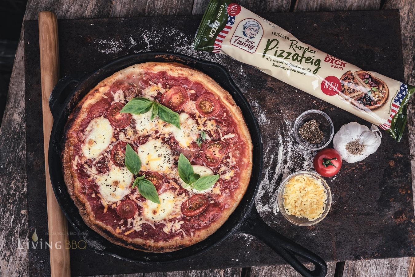 Tante Fanny extra dicker Pizzateig